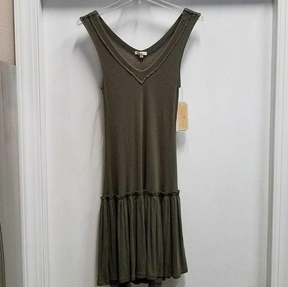 Copper Key olive dress